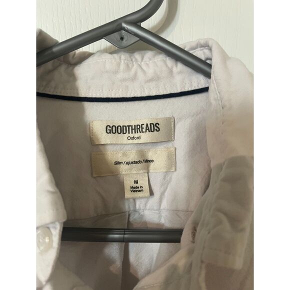 Goodthreads Men's Oxford White Button Down Size M - Picture 4 of 4
